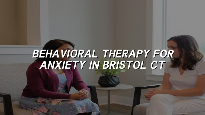 Adults discussing anxiety treatment options in Bristol, CT
