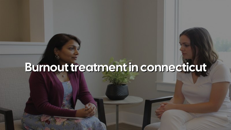 Adult burnout treatment support in Connecticut