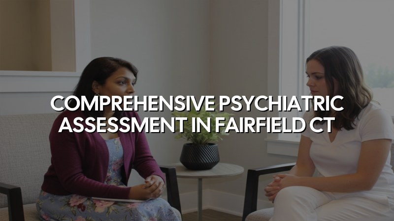 Adults discussing a psychiatric assessment with a provider