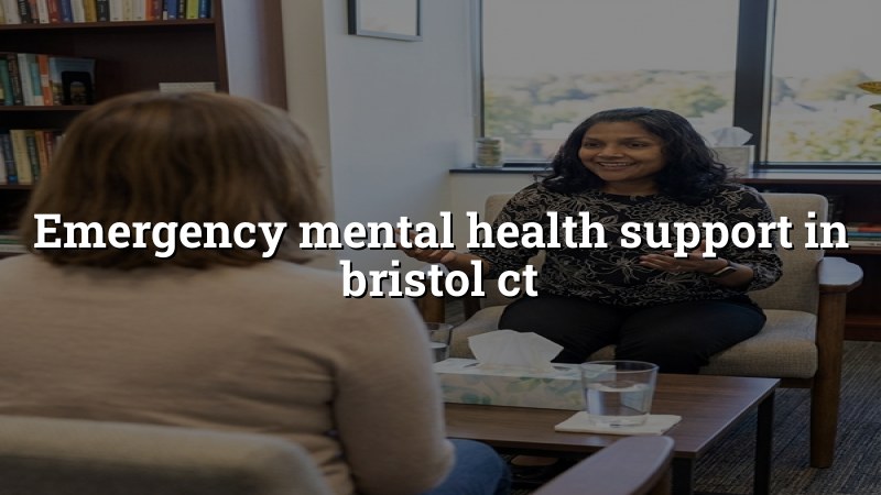 Adult mental health support options for Bristol, CT residents