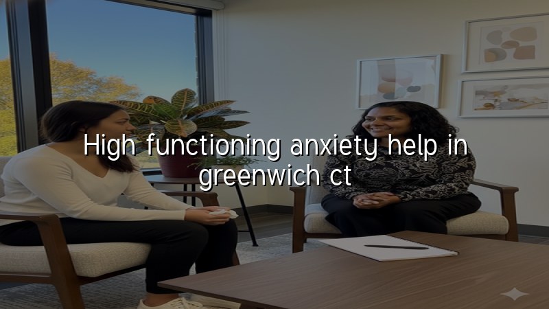 Adult psychiatric care for high functioning anxiety in Greenwich CT
