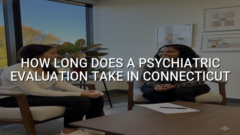 Adult psychiatric evaluation visit in Rocky Hill, CT