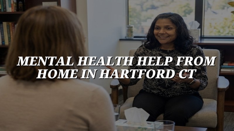 Adult telehealth psychiatry visit from home in Hartford, CT