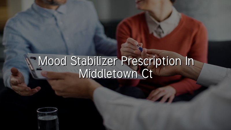 Adults discussing mood stabilizer treatment with a psychiatric clinician