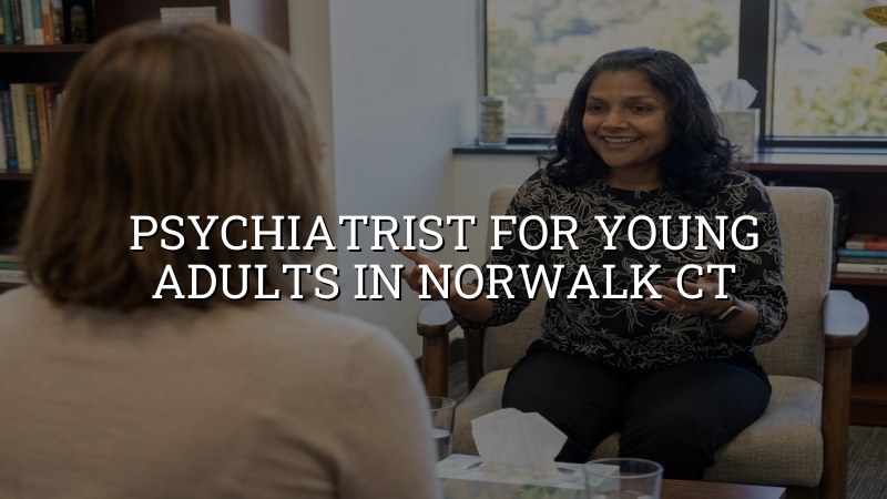 Young adults receiving adult psychiatric care in Connecticut