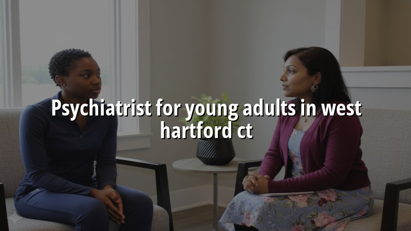 Young adult mental health care for West Hartford, CT residents
