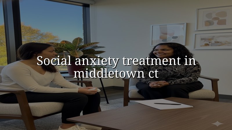 Adult social anxiety treatment support in Connecticut
