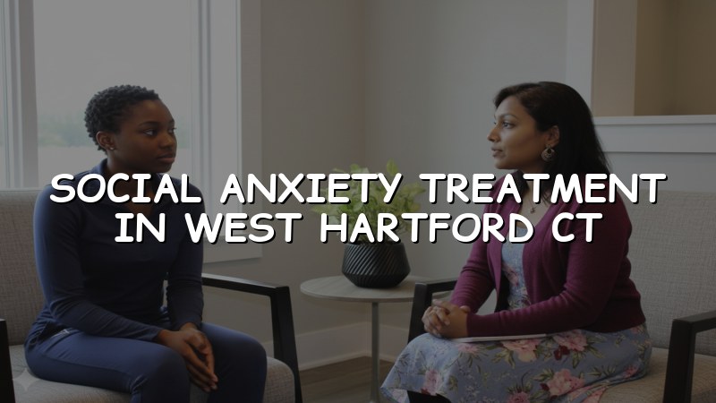 Adult psychiatric care for social anxiety in West Hartford, CT