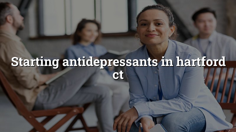 Adults discussing antidepressant treatment at a psychiatric visit