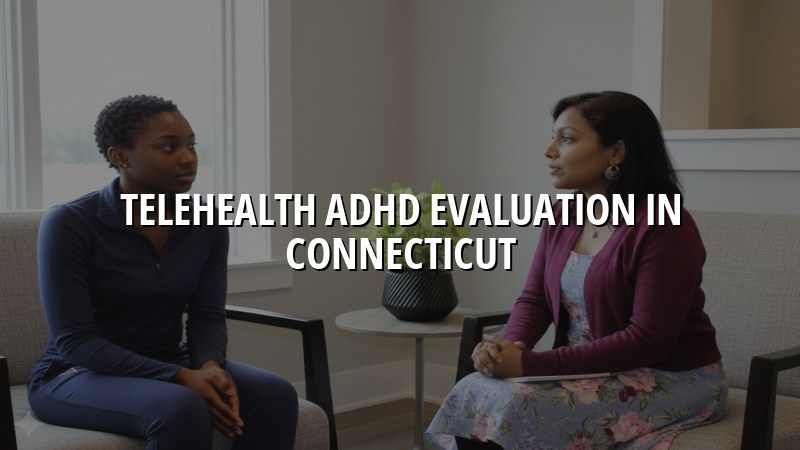 Adult telehealth psychiatry visit in Connecticut