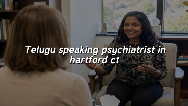 Adult psychiatric care for Telugu speaking patients in Hartford CT