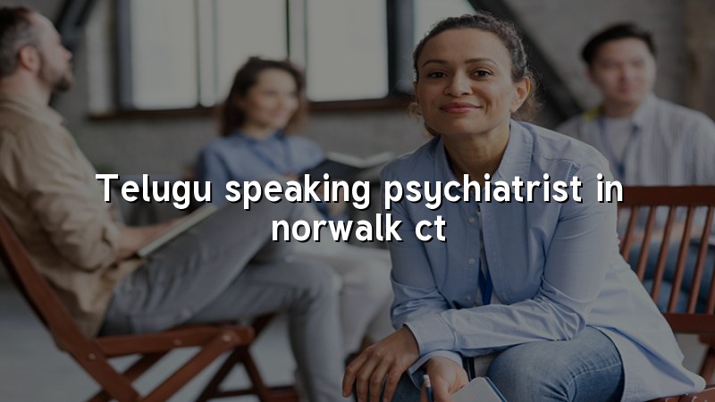 Adult psychiatric care for Telugu-speaking patients in Connecticut