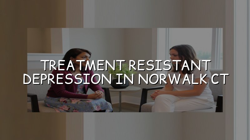 Adults discussing depression care in Norwalk, CT